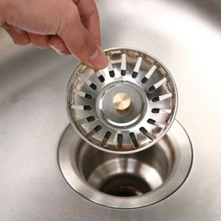 Nhà bếp Bồn rửa bằng thép không gỉ Bộ lọc chất thải Cắm nút thoát nước Giỏ dụng cụ lọc
