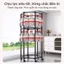 𝐅𝐔𝐑𝐍𝐈𝐒𝐇 𝐅𝐈𝐄𝐒𝐓𝐀 Kệ Treo Quần Áo Đen/Trắng Quay Giá Treo Quần Áo Đơn Có Bánh Xe Giản Sào Phơi Quần Áo Công Suất Lớn