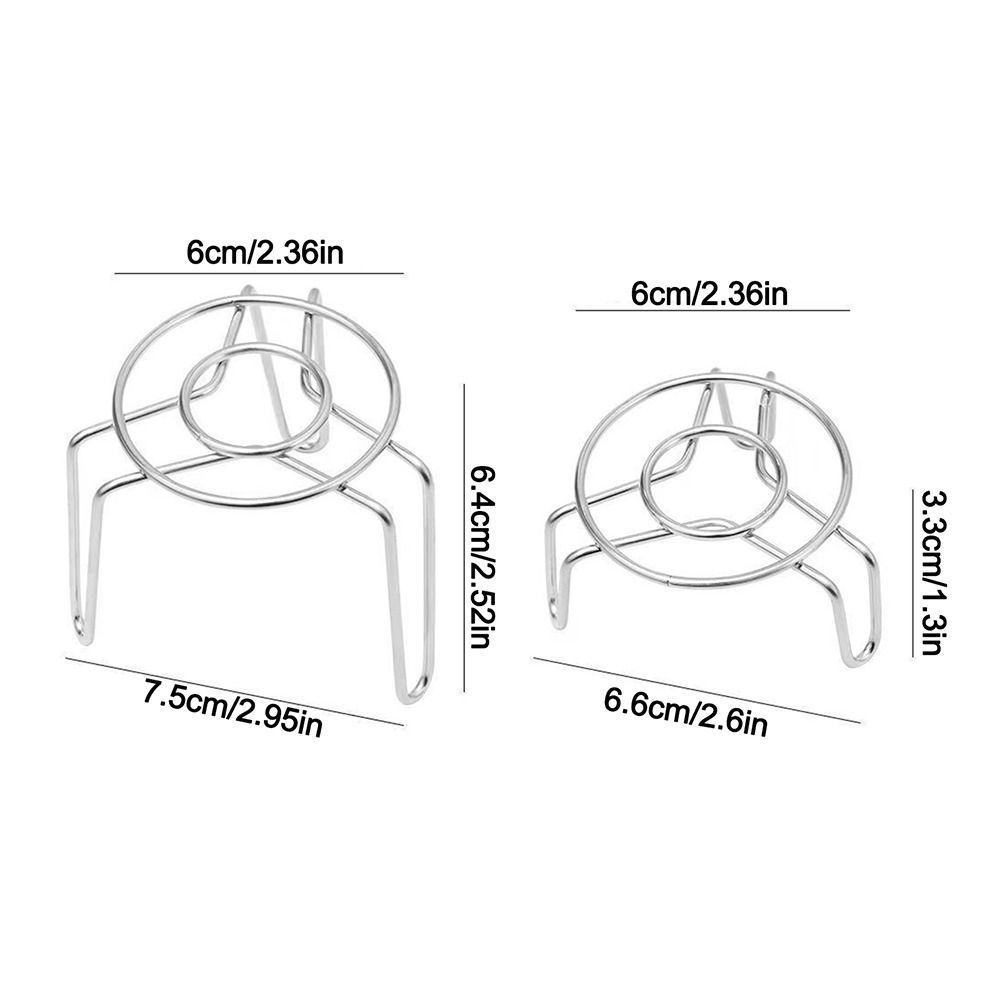 Giá hấp Mini TUYỆT VỜI, Giá hấp 2 kích thước đa chức năng, Nồi hấp bền bỉ Nấu ăn bằng thép không gỉ Chiều cao và chiều cao Bộ đồ ăn Giá đỡ Nồi cơm điện