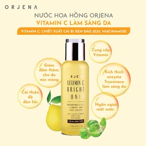 Nước hoa hồng Orjena Vitamin C làm sáng da Thu Nhỏ Lỗ Chân Lông Làm Mờ Thâm Nám 120ML