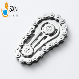 Đồ chơi con quay hồi chuyển đầu ngón tay bằng kim loại - Bánh xích Spinner để giảm căng thẳng Douyin Cùng kích thước