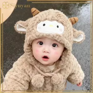 Siyuyan Cừu Lông Cừu Mũ Bảo Vệ Tai Bé Dễ Thương Trẻ Em Bịt Tai Trẻ Sơ Sinh Mùa Đông Ấm Mũ Bonnet Hoạt Hình Sang Trọng Beanies VN