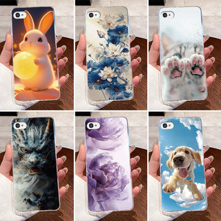 Vỏ Cho iPhone 4 4S Ốp Lưng Thẩm Mỹ Sang Trọng Dễ Thương Thoáng Mát Bé Trai Bé Gái Mềm Mại Trong Suốt Silicon TPU Cho iPhone4 iPhone4S Ốp Lưng Vỏ