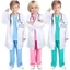 GC1 Trẻ Em Cosplay Bác Sĩ Và Y Tá Trang Phục Phòng Thí Nghiệm Khoa Học Áo Khoác Phẫu Thuật Trang Phục Hiệu Suất GC1