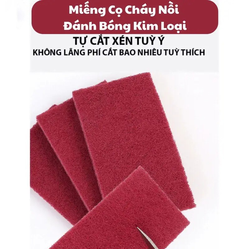 [ Loại 1] Cuộn Dài 1m Tiết Kiệm Miếng Cọ Rửa Cháy Nồi Xoong Chảo, Miếng Chà Bóng Kim Loại Đa Năng
