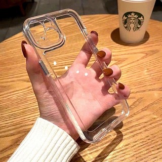 Ốp Lưng Iphone Acrylic Trong Suốt Sang Trọng Cho Iphone 11 12 13 14 15 16 17 Pro Max Plus Air