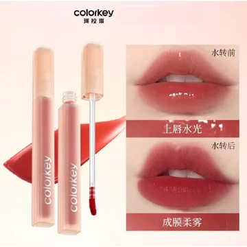 COLORKEY MÀU SẮC Son bóng nước gương phun sương nước son môi BEE2