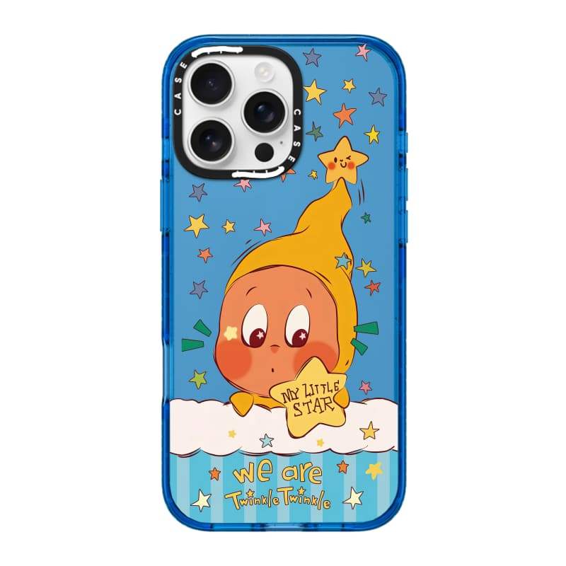 CASECASE X Ngôi Sao Nhỏ Của Tôi Bầu Trời Màu Xanh Trong Suốt Cứng Hút Từ Tính Tác Động Dành Cho Apple IPhone 12 13 14 15 16 17 Pro Max Air Plus Có Hộp
