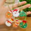 10 Chiếc Móc Khóa Quà Tặng Giáng Sinh - Acrylic Trang Trí Cây Lễ Hội, Phụ Kiện Hoạt Hình Cho Túi Chìa Khóa
