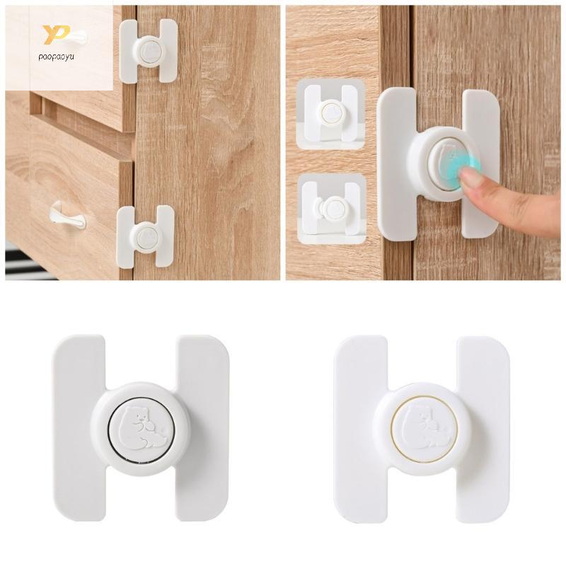 PPY Trẻ sơ sinh Khóa tủ lạnh chống em bé Khóa ngăn kéo an toàn cho trẻ em An toàn cho ngôi nhà của bạn chống lại các lỗ mở vô tình