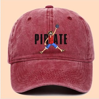 Mũ Bóng Chày One Piece Luffy Phong Cách Vintage, Thoáng Khí Và Chống Nắng, Perfect Làm Quà Tặng