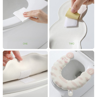 Đệm ghế vệ sinh / Đệm ngồi bồn cầu / Đệm ngồi bồn cầu / Tất cả các mùa, chống bụi bẩn, kháng khuẩn có tay cầm.
