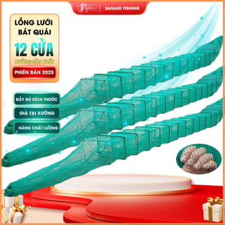 Lưới Đánh Cá Lồng Lưới bát Quái Chã 12 Cửa Ngục đủ kích thước từ 3m 8m LU12 Lưới bắt Cá Tôm Lươn Hàng Đẹp chất lượng
