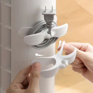Dụng cụ quấn dây điện gọn gàng dụng cụ giá đỡ cố định dây cáp cho các thiết bị gia đình tiện dụng kho giá gốc