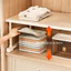 Kệ tủ quần áo ITRUMPET, Tủ sắp xếp tủ quần áo có thể điều chỉnh bằng kim loại, Thiết kế tự làm Tủ quần áo có thể thu vào có thể thu vào có thể mở rộng có thể thu vào