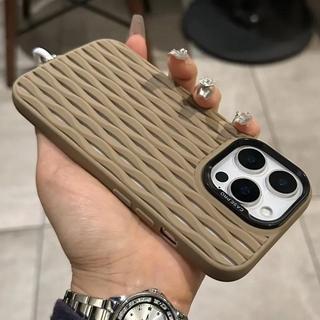 Lưới Rỗng Lỗ Tản Nhiệt Ốp Lưng Làm Mát Cho iPhone 16 15 14 Plus 13 12 11 16 Pro Max Silicon Mềm Dây Đeo Cổ Tay Bao