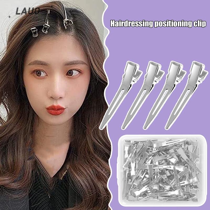 Springevenstar 50 Chiếc Kẹp Cạnh Kẹp Tóc Rễ Tóc Định Vị Kẹp Phụ Kiện Vịt Mỏ Kẹp Tóc Dụng Cụ Tạo Kiểu Tóc Dụng Cụ Làm Tóc Springevenstar