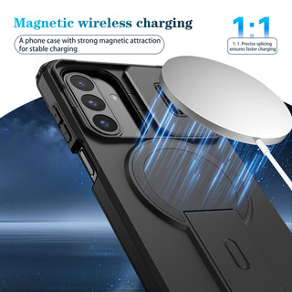 Dành Cho Samsung Galaxy A17 / A26 Ốp điện thoại Có Trượt Camera Nắp Từ Tính Chân Đế Chống Sốc Mỏng Bao