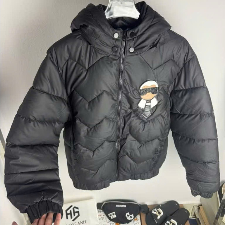 Áo Phao Ông Già Thêu Da KCloset Áo Phao Trần Trám Dày Dặn Dáng Rộng Nam Nữ NA51