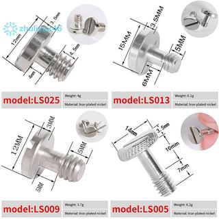< zhuliye246 > Bộ vít máy ảnh chất lượng cao 1 / 4 Inch Tấm tháo nhanh Phụ kiện vít Bộ chuyển đổi gắn chân máy cho chân máy ảnh