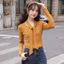 Mutu Áo Thun Nữ Cổ Tròn Phối Ren, Form Slim-Fit Ôm Body, Phong Cách Pháp