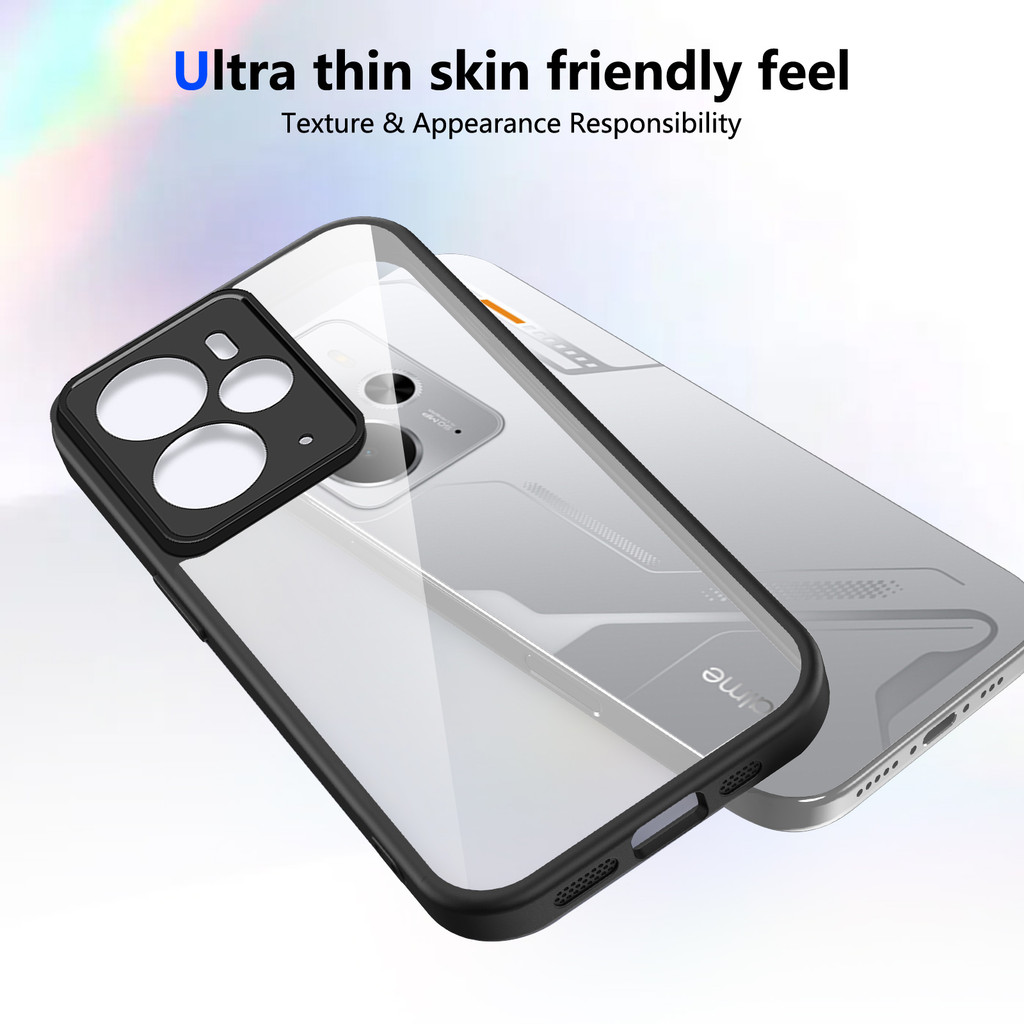 Ốp lưng Realme 14T 5G Vỏ trong suốt mờ thời trang cho vỏ điện thoại Realme 14T 5G