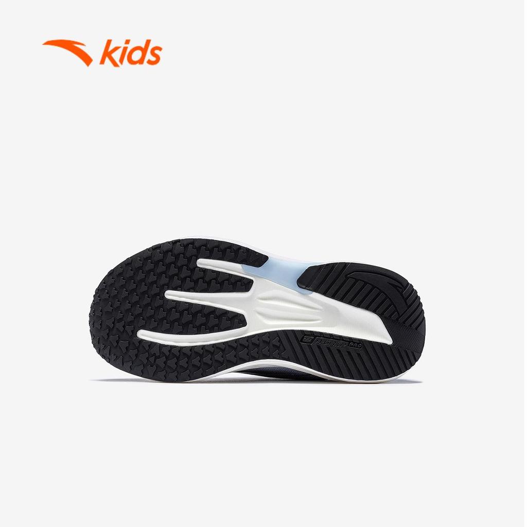 ANTA Kids Hailang 4.0 Giày Chạy Thể Thao Bé gái 3225D9905.Khóa Xoay, Nhẹ Thoáng Khí, Đàn Hồi, Đế EVA Hạn chế Trơn Trượt