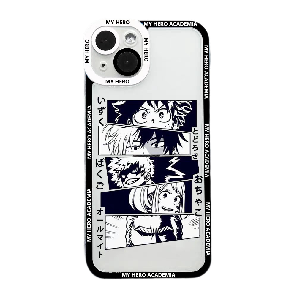 Ốp Điện Thoại Anime My Hero Academia Cho Samsung Galaxy A12 A03 A32 A23 A52 A54 A50 A50S A30S A22 A53 A03S A22 A13 A04S Vỏ Silicon Mềm Hoạt Hình Trong Suốt