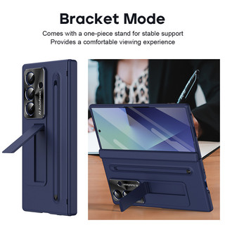 Có Vỏ Bút Cảm Ứng Cho Samsung Galaxy Z Fold 7 6 Ốp Lưng Bản Lề Giáp Chân Đế Vỏ