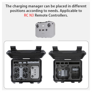 Dành Cho DJI NEO 2 Hộp Chống Cháy Nổ Drone Đa Năng Di Động Hộp Bảo Quản RC-N3 Điều Khiển Từ Xa Chống Thấm Nước Hộp Đeo Vai DJI Neo2 Vali Phụ Kiện