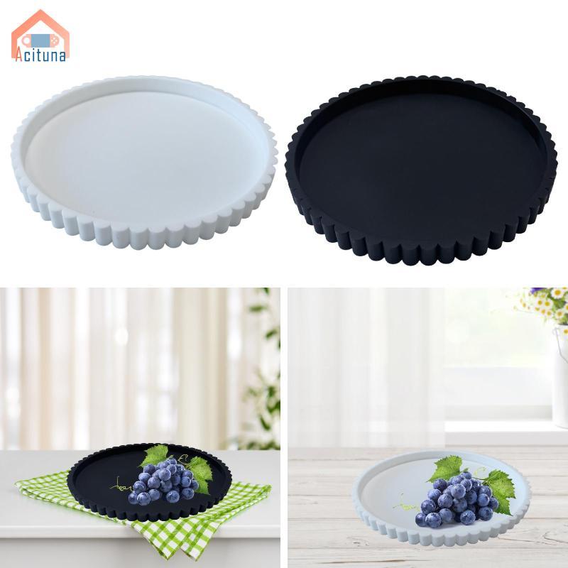 Tròn Trang Trí Phục Vụ Khay Đĩa Nhà Bếp Quầy Silicon Nước Hoa Trang Sức Giá Đỡ Món Ăn Cho Chai Bàn Cà Phê Trồng
