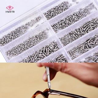 HWETR 1000 Cái / bộ Các Loại Ốc Vít Cho Đồng Hồ Mắt Kính Đồng Hồ Sửa Chữa Một Phần Dụng Cụ Mới