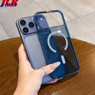 [JLK] Vỏ từ tính Crystal HD cho iPhone 17 Air 17Pro 17 Pro Max Vỏ cứng PC chống sốc trong suốt siêu mỏng mờ