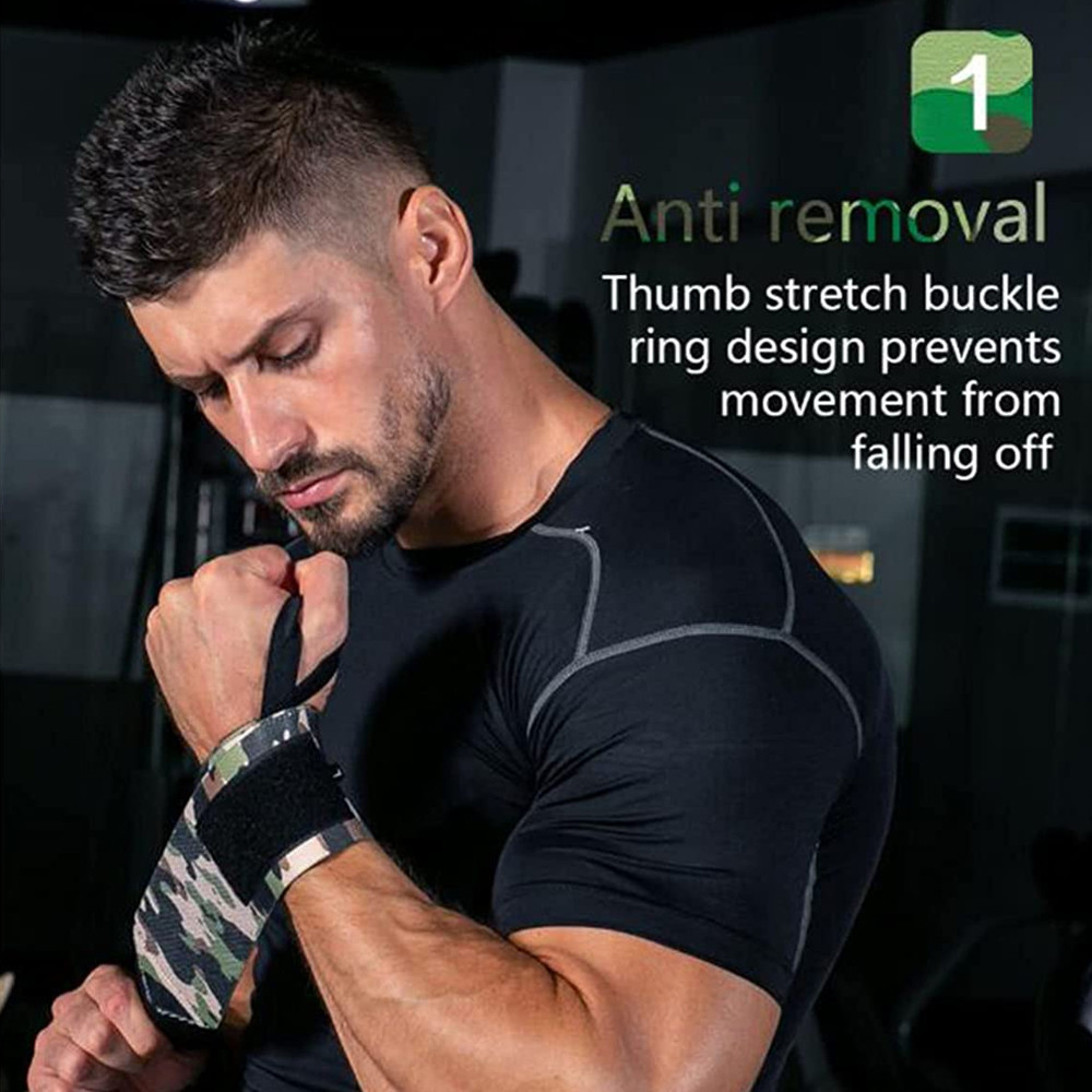 1 Cặp Quấn Cổ Tay Hỗ Trợ Nâng Trọng Lượng cho Crossfit và Cử Tạ