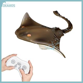 DE 2 4Gz RCBoat Đồ chơi dưới nước MantaRays Đồ chơi cá điện chống nước cho trẻ em Bể bơi Mô hình hồ cá cho người lớn