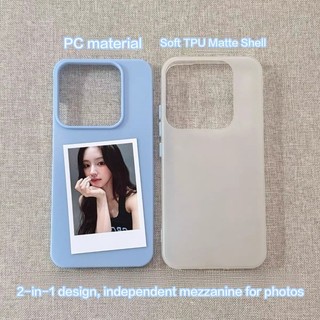 Dễ Thương Thẻ Ảnh Kpop Giữ Mezzanine Vỏ Cho iTel S25 Ultra S23 Plus A90 A80 A70 A60 A60S A50C A06 A05S A04 P65 P55 P40 Plus RS4 Matte Cover 2 Trong 1 Vỏ Điện Thoại Màu Kẹo