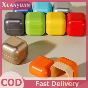 XUAN Di Động Màu Trơn Hộp Thiếc Trà Kín Lọ Bao Bì Hộp Trang Sức Kẹo Bảo Quản Nhỏ Có Thể Đồng Xu Bông Tai Tai Nghe Hộp Quà Tặng VN