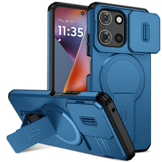 Dành Cho Motorola Moto G 5G 2025 / G Play 5G / G Power 2025 / 2026 / G Stylus 2025 Ốp điện thoại Trượt Camera Đứng Ẩn Mặt Sau Cứng Sẵn Sàng Từ Tính Cạnh Mềm Chống Sốc Mỏng
