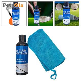 Dụng cụ vệ sinh clb golf 100ml kèm khăn laucompact, tiện lợi cho việc làm sạch rãnh của gậy golf