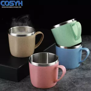 <cosyh>Stainless Steel Cup For Children Insulated Cup Durable High Quality Brand New