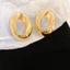 Bông Tai Hình Học Lạnh Lùng, Thiết Kế Thời Trang Đơn Giản Cho Nữ, Sang Trọng Và Cao Cấp
