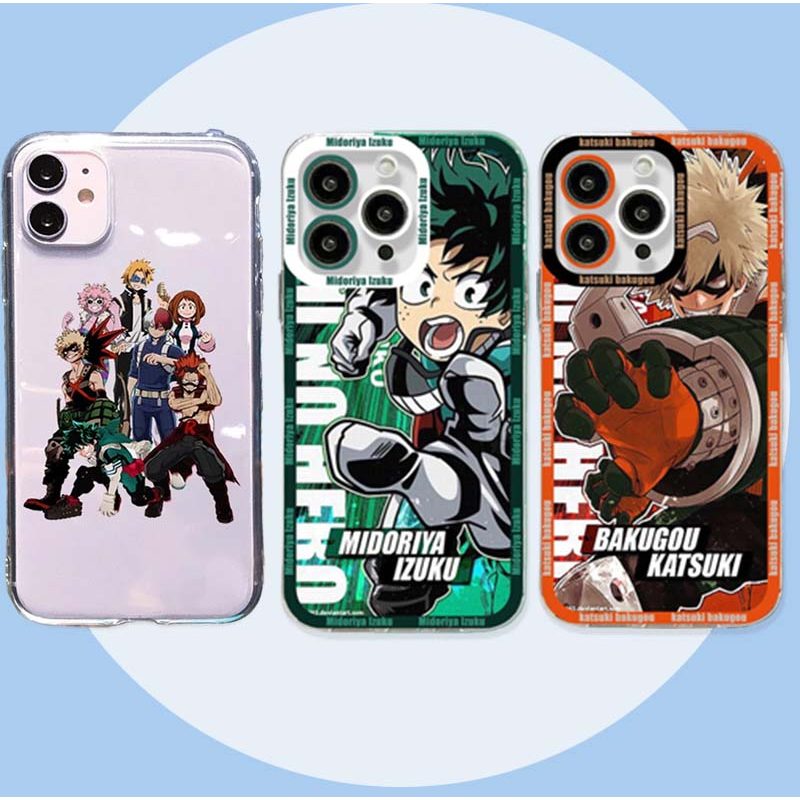 Ốp Điện Thoại Anime My Hero Academia Cho Samsung Galaxy A12 A03 A32 A23 A52 A54 A50 A50S A30S A22 A53 A03S A22 A13 A04S Vỏ Silicon Mềm Hoạt Hình Trong Suốt