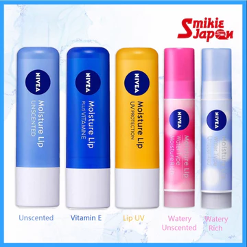 Son Dưỡng Ẩm NIVEA Không Mùi/Vitamin E/UV/Không Mùi Giống Nước/Giàu Dưỡng Ẩm Giống Nước