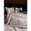 Bộ chăn ga gối Lụa Jacquard Cotton nhẹ nhàng MemMinbedding Luxury họa tiết kim sa phối hoa tinh tế - L41679