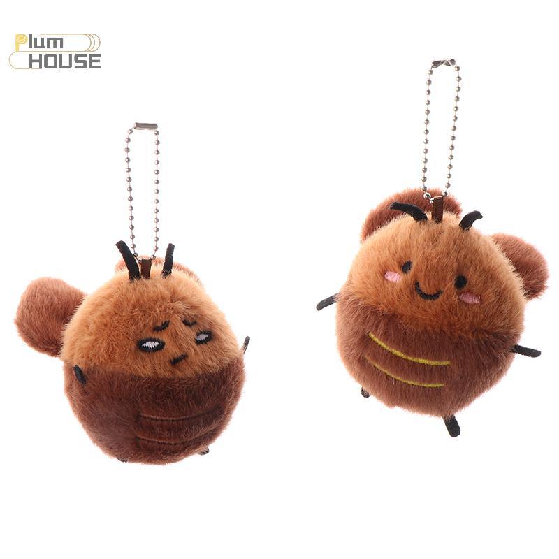 PlumHOUSE Hoạt Hình Gián Sang Trọng Móc Khóa Thú Nhồi Bông Búp Bê Móc Khóa Ba Lô Đáng Yêu Mặt Dây Chuyền Chìa Khóa Ô Tô Trang Trí Cặp Đôi Quà Tặng VN
