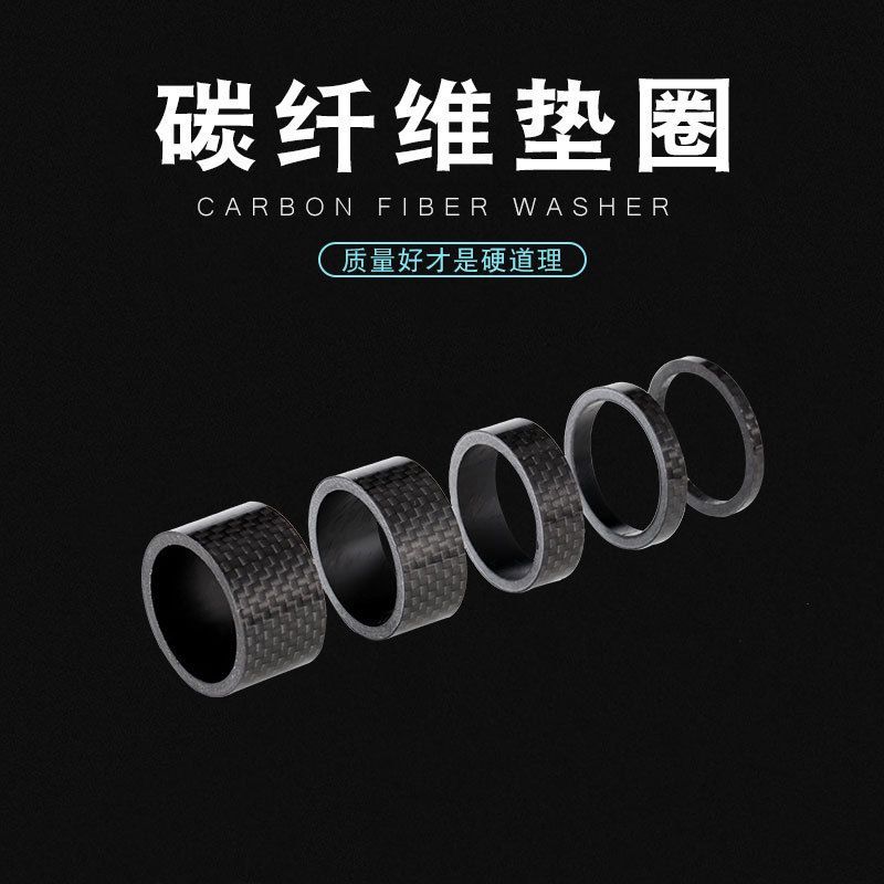 Xe Đạp Leo Núi Tay Láy Đứng Sợi Carbon với Gioăng Riser 28.6mm