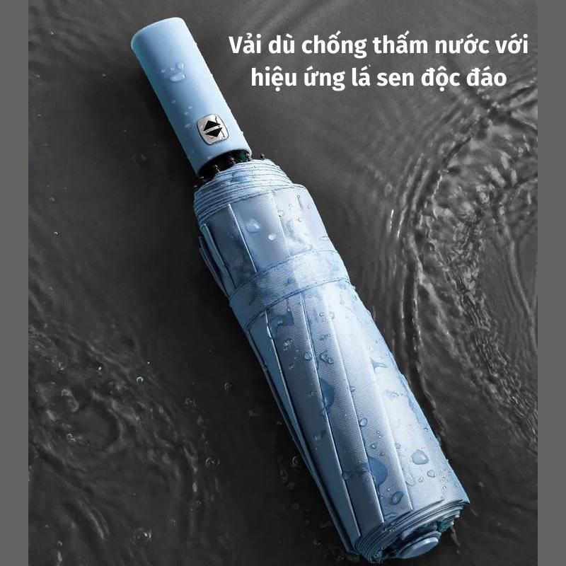 Ô Tự Động Che Mưa Chống Nắng 24 Nan Khung Xương Dày Cứng Cáp ,Nhỏ Gọn