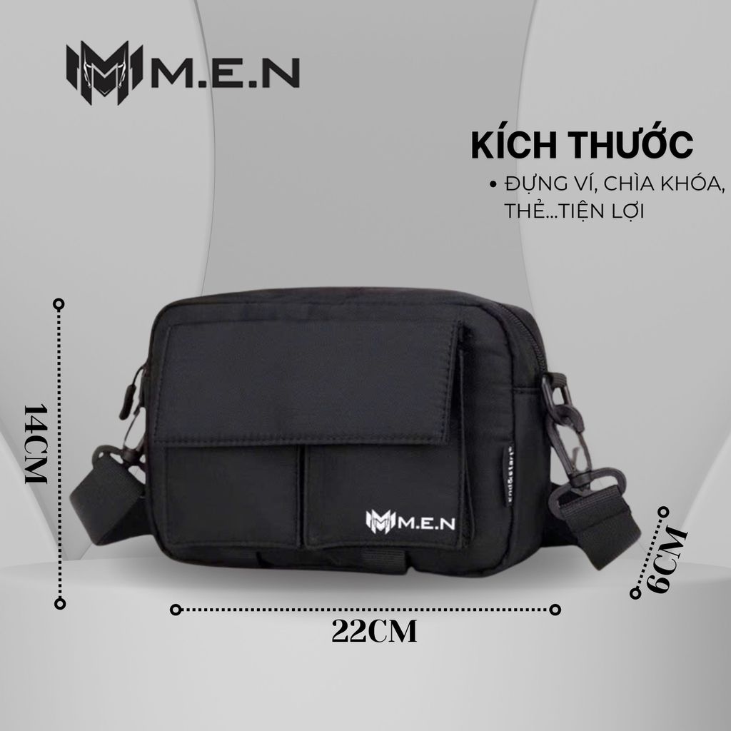 Túi đeo ngực unisex Coolbag men đen ngầu M.Đ [DEAL HOT]