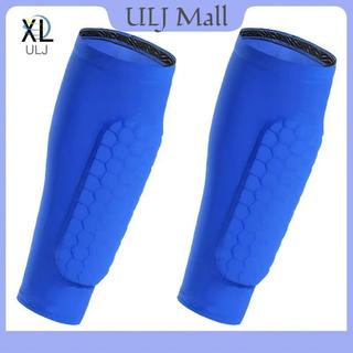 ULJ Bảo Vệ Trượt Tuyết Tibia Với Honeb Pad Thể Thao Shin Nẹp Bắp Chân Bảo Vệ Tay Áo Đường Dài Chạy Legging Tất Bóng Đá.