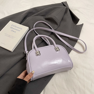 Túi đeo chéo màu trắng cao cấp Mini màu trơn mới
